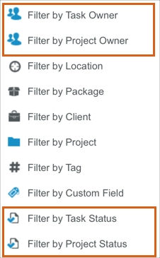 Analytics filters